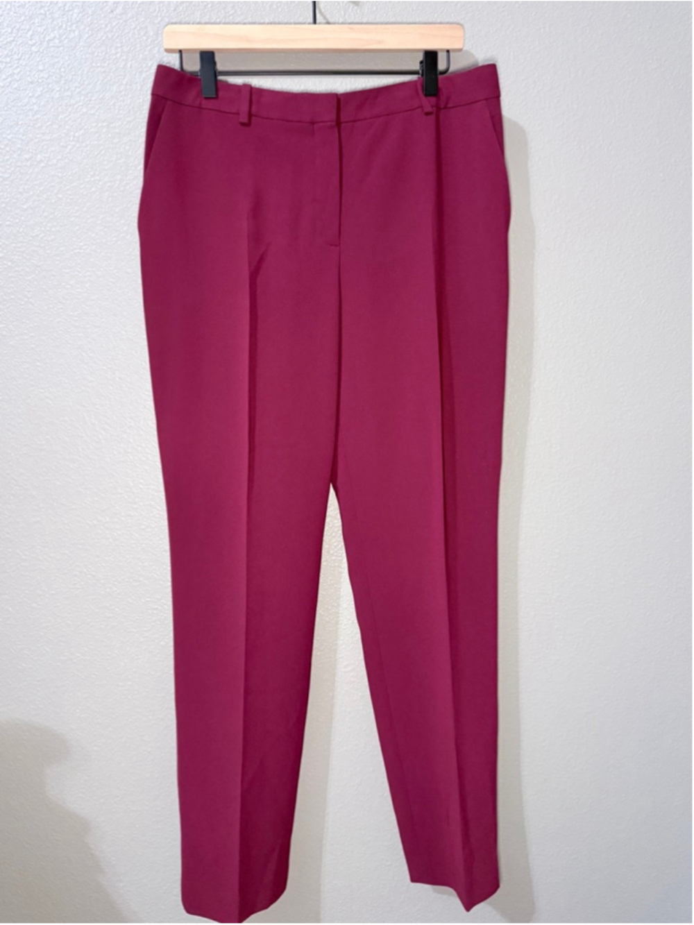 Women's Theory Treeca Full Length Pant in Admiral Crepe Trousers Size 10 - Picture 5 of 8